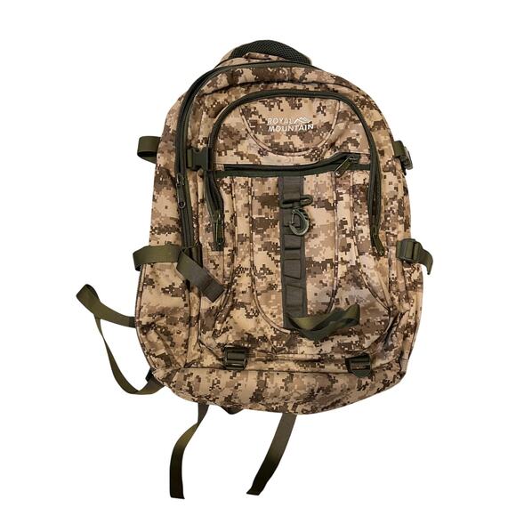 Royal Mountain Desert Tan Camo Tactical Backpack - Picture 1 of 6